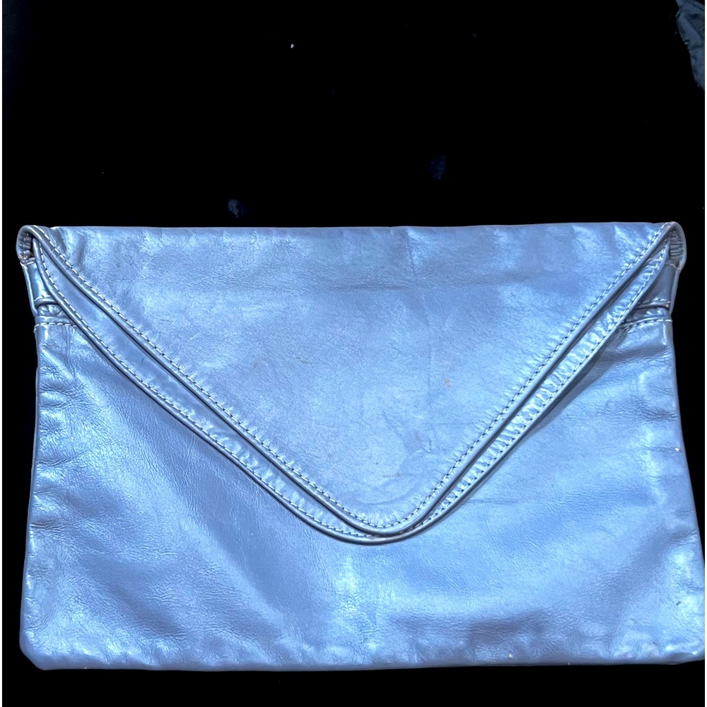 Leather clutch vintage purse